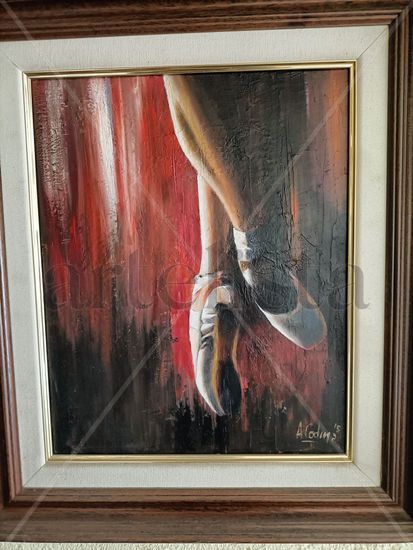 ZAPATILLAS DE BALET Oil Canvas Figure Painting