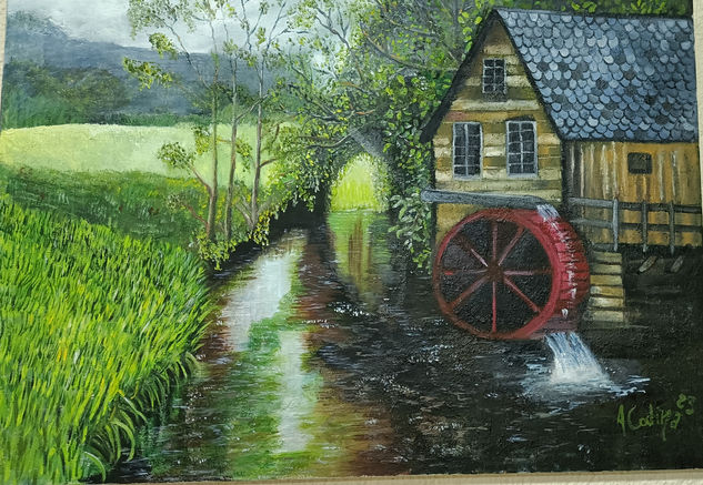 EL RIO Oil Canvas Landscaping