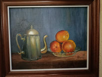 Manzanas y tetera