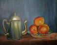 Manzanas y tetera