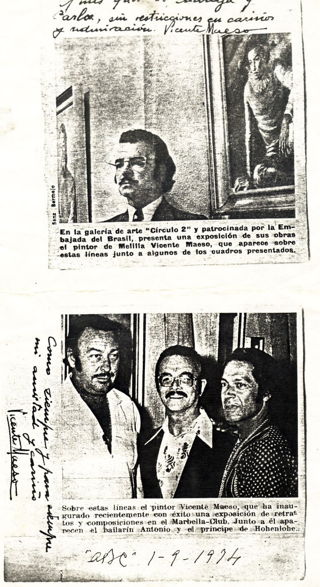 detalles de una exposicion