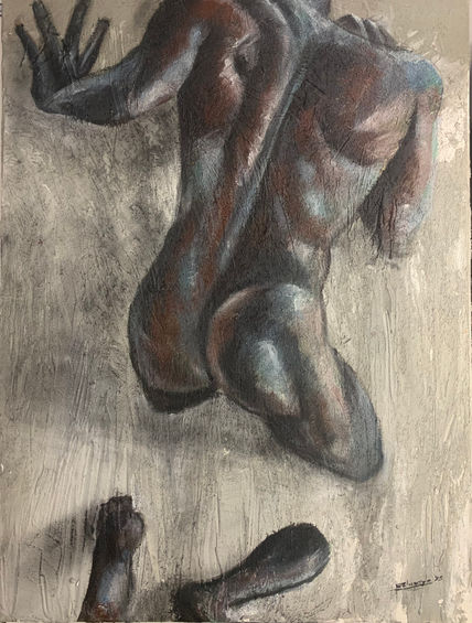 busto en pared...
