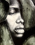 mundo que no existe Pintura original acrílico rostro femenino expresivo | Arte contemporáneo , cuadro moderno decorativo pintado a mano