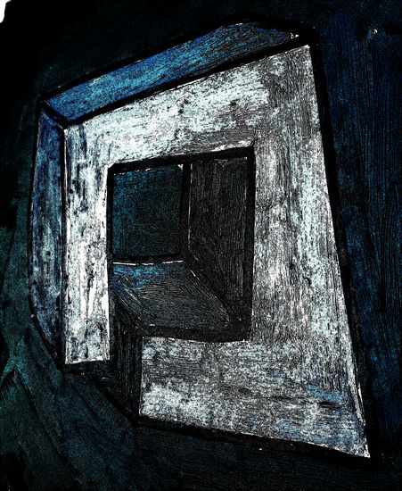 Hierro 61 Óleo Tabla Figura