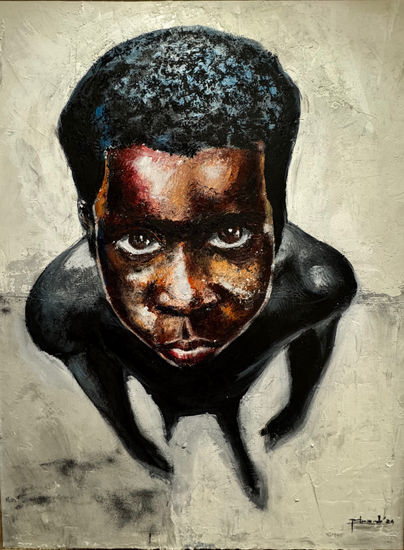 alma oscura Acrylic Canvas Figure Painting