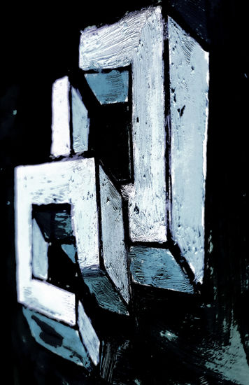 Hierro 91 Oil Panel Figure Painting