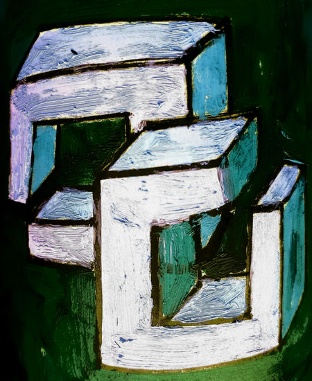 Hierros 23 Óleo Tabla Figura