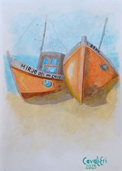 puerto del diablo Watercolour Paper Marine Painting