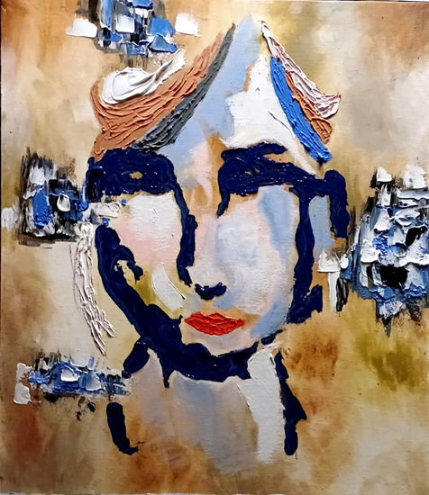guantanamera Oil Canvas Portrait