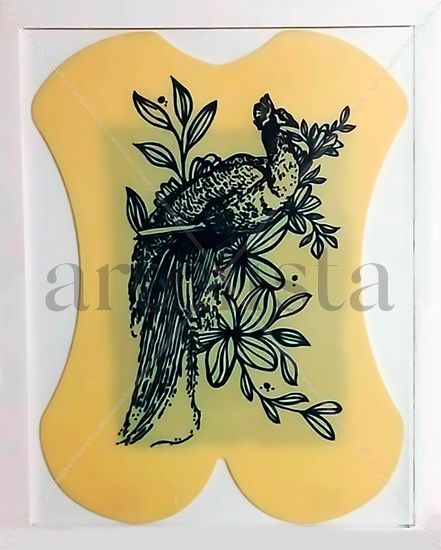 El nacimiento de la tinta: pavo real en movimiento / The Birth of Ink: Peacock in Motion 