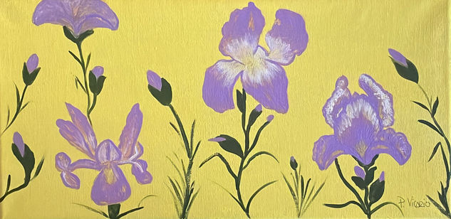 Aire oriental Acrílico Lienzo Floral
