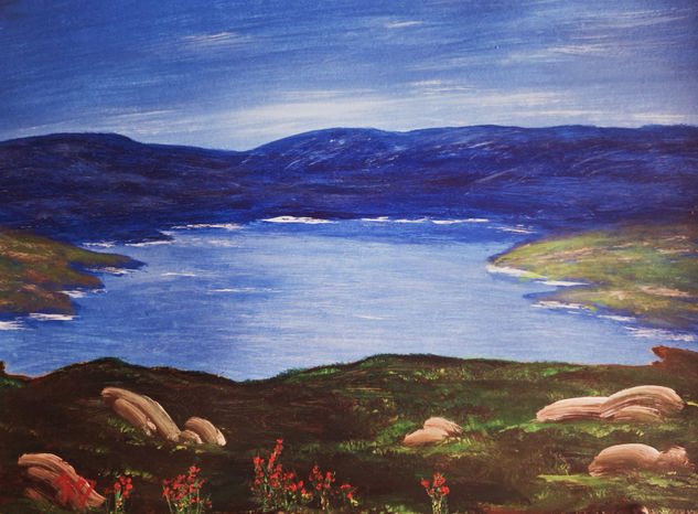 Ensayo 160. Acrylic Paper Landscaping