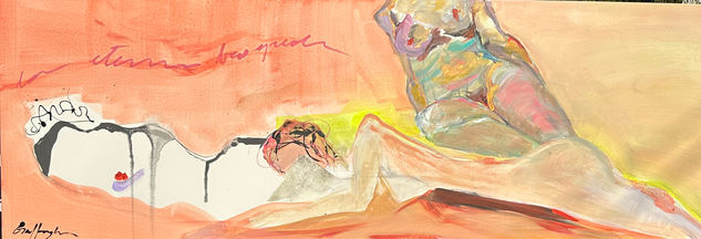 Avant le jour Acrylic Canvas Nude Paintings