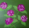 Hortensias moradas