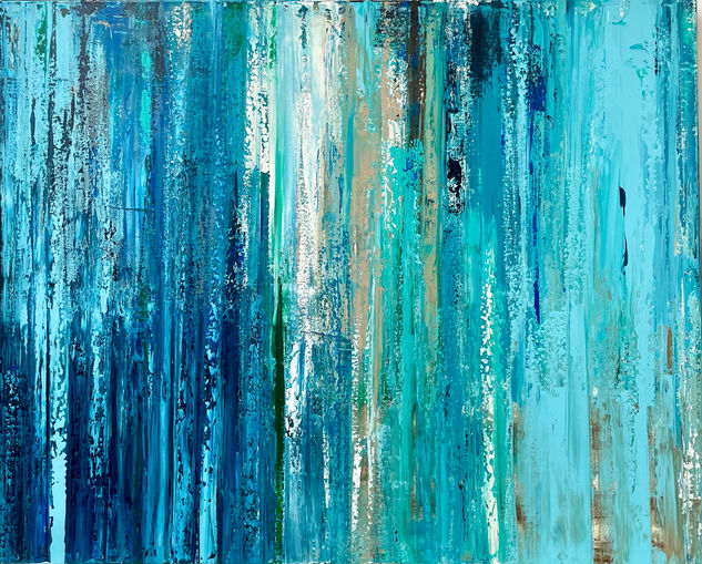 Verano Acrylic Canvas Marine Painting