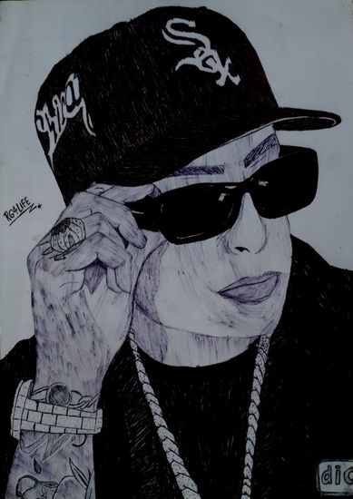 Dibujo De Ñengo Flow Ink