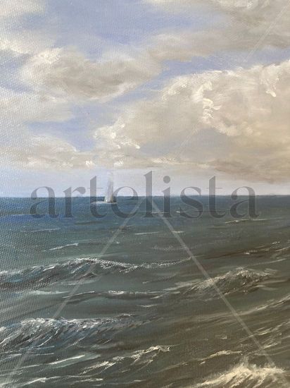 Alta mar Oil Canvas Marine Painting