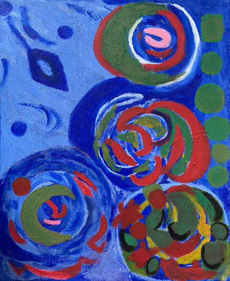 Rodeado de Flores Acrylic Canvas Floral Painting