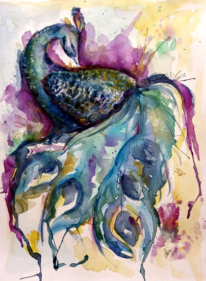 Majestuosidad en color Watercolour Paper Animals