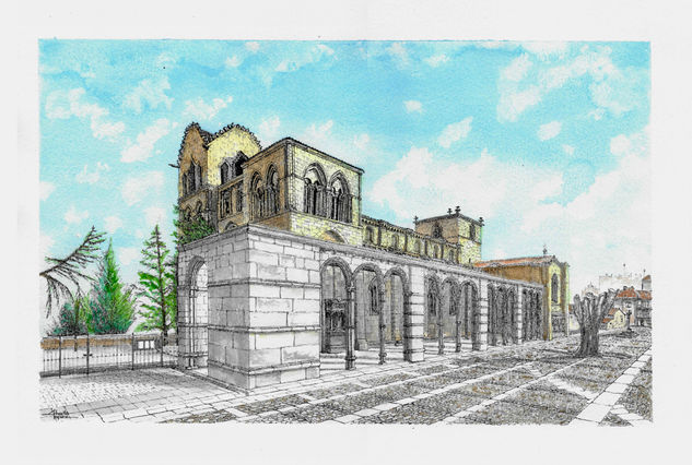 Ávila, basílica de San Vicente Técnica Mixta