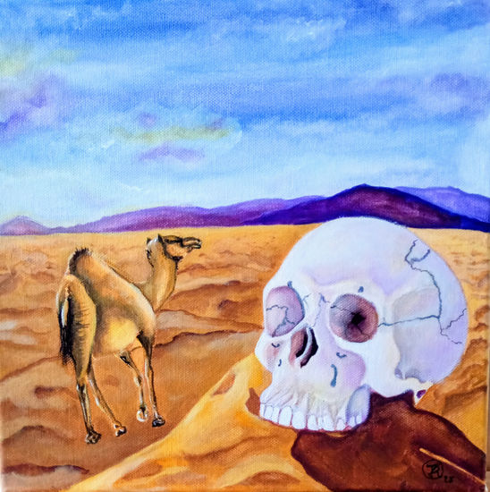 Travesía peligrosa Acrylic Canvas Landscaping