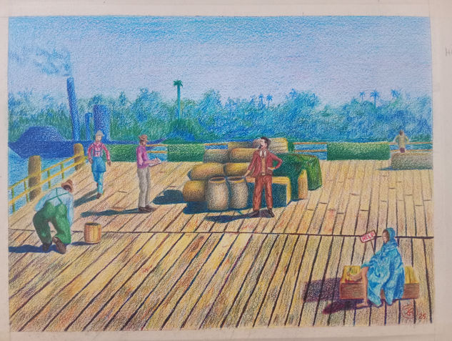 Help/ayuda Pencil (coloured) Card Landscaping