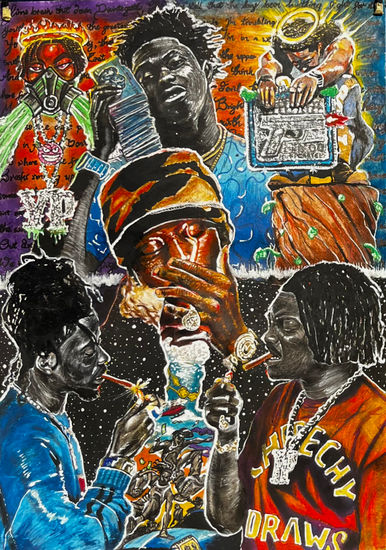 EVIL TWIN Mixed Media