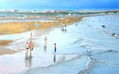 Playa nublada desde...