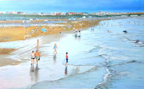 Playa nublada desde...