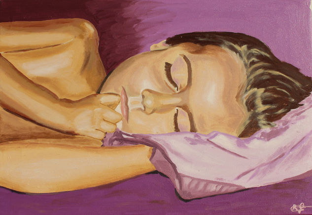Paz Oil Canvas Portrait