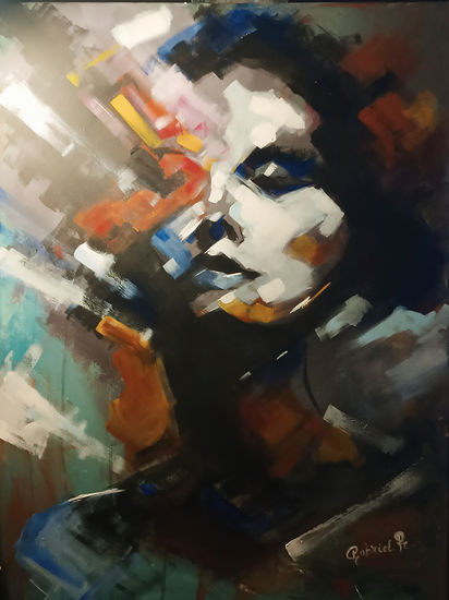 Descomposición Acrylic Canvas Portrait