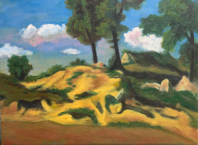 Otro Conquero. Óleo Lienzo Paisaje