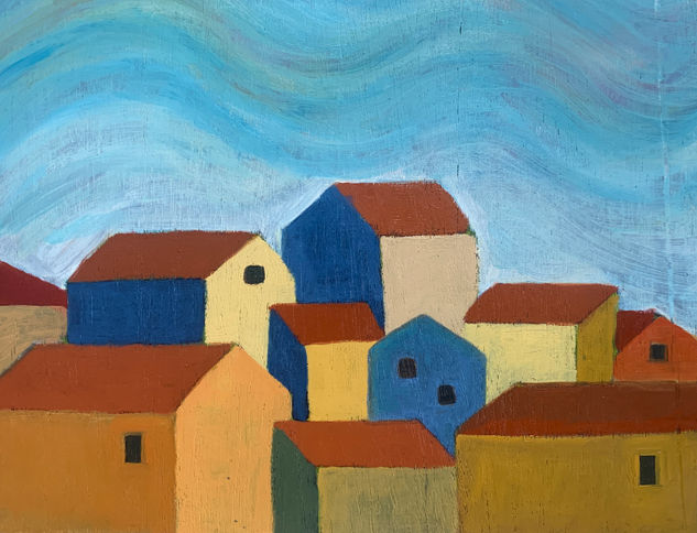 Apaisadas. Oil Panel Landscaping