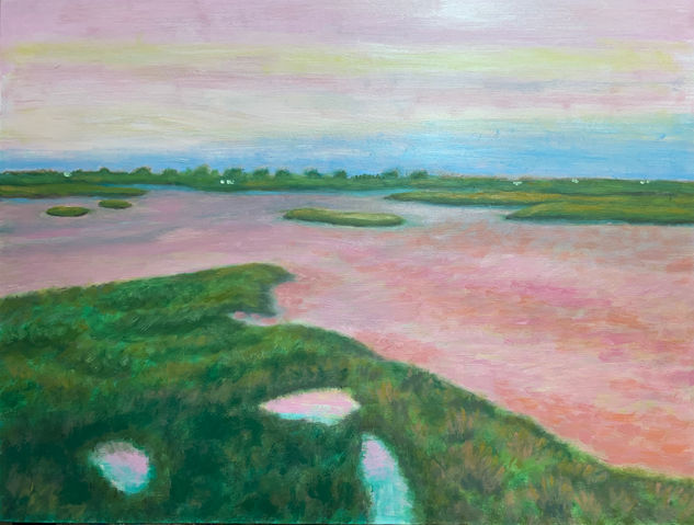 Marismas 3. Oil Panel Landscaping