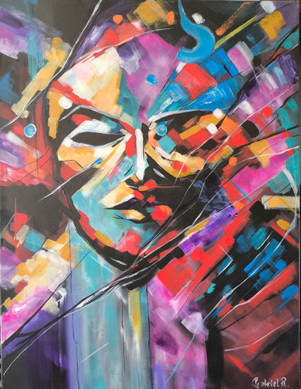 Nirvana Acrylic Canvas Portrait
