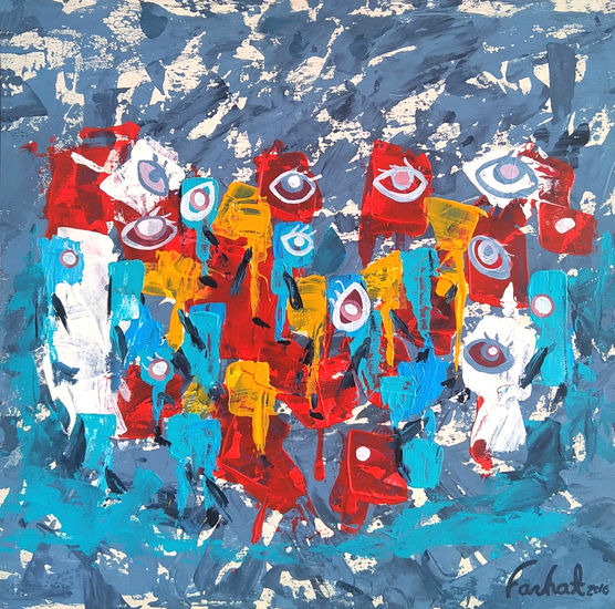 Juegos Infantiles - Periodo Re-configuración Acrylic Panel Figure Painting