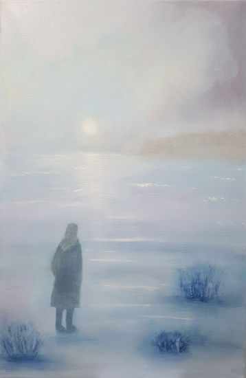 Silencio de mareas Oil Canvas Marine Painting