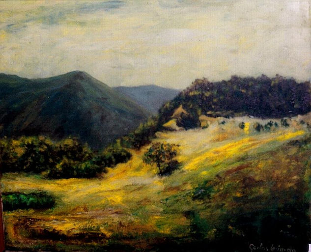 Montes de Paladeperre Oil Canvas Landscaping