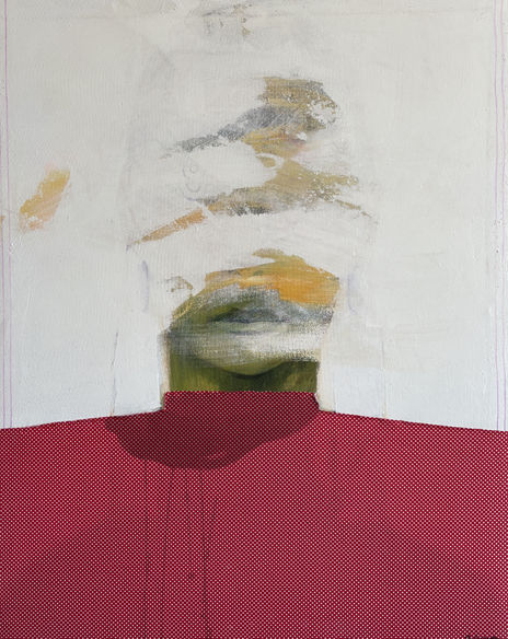 Abstract Face in White