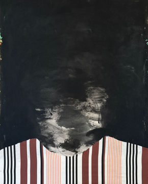 Abstract Face in Black