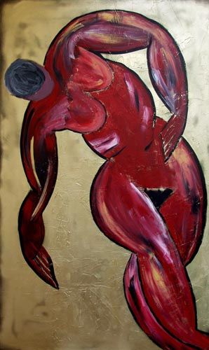 bailarina exotica Acrylic Canvas Figure Painting