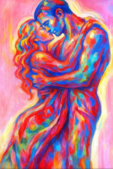 "Heartstrings" Acrylic Canvas Figure Painting