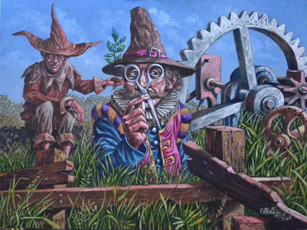 Los Filósofos Acrílico Tabla Paisaje