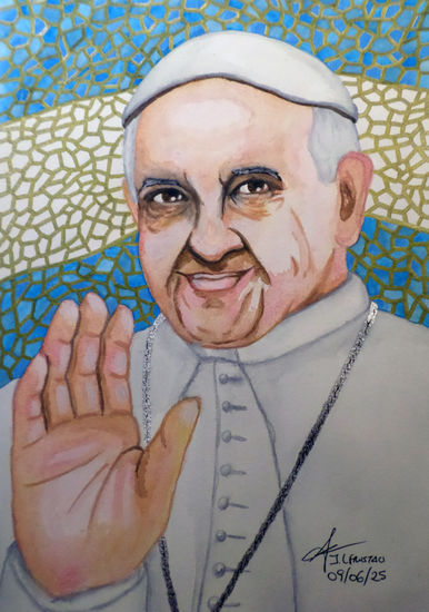 Francisco Watercolour Paper Portrait