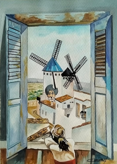DUDA Acuarela Papel Paisaje