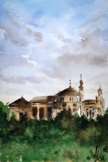 Mezquita, Córdoba II Watercolour Paper Landscaping