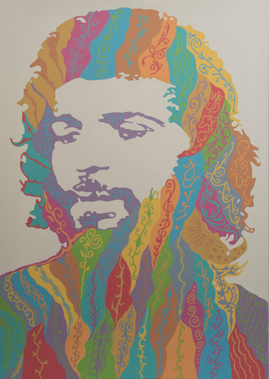 LA LEYENDA DEL TIEMPO Acrylic Canvas Portrait