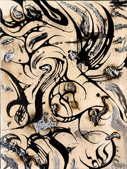 Lo que Nadie Vio Acrylic Canvas Figure Painting