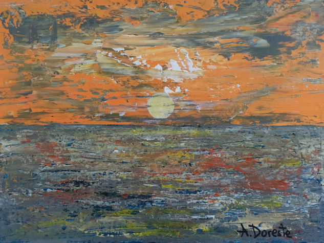 Ocaso Acrylic Paper Marine Painting
