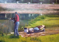 Pescando en el Tajo
